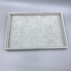 冰花絨首飾托盤 植絨托盤 飾品展示道具, 冰花空盤,35*24*3