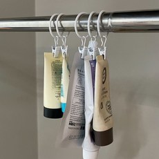 화이트 커튼고리 집게링, 1개