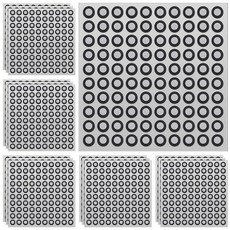 Marspark 15장 1500 도트 6.0mm 3D 스캐닝 마커 스캐너용 정확한 추적 참조 포인트 확산 반사 광학 트래킹