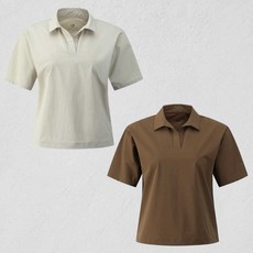 [국내백화점] 블랙야크 26년도 여름 신상품 여성 등산/일상/기능성/냉감 에어로프레쉬K 카라 반팔티2 등산복 아웃도어 캠핑 스포츠