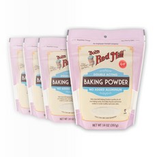 밥스 레드 밀 베이킹 파우더 397그램 (4개입) - 비건 Bob's Red Mill Baking Powder 14oz (Pack of 4) - Gluten Free Vega, 264.5g, 6개