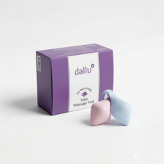 달루 미니마사지기 스탠다드 괄사 지압 마사지기 2개입, 달루 미니마사지기 (purple+blue), 1세트