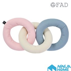 FAD 防彈耐咬系列 三色環狀寵物玩具, 1個