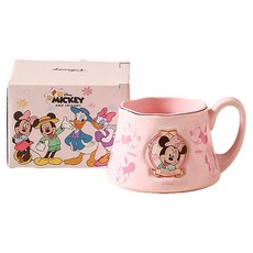가와시마야 디즈니 세라믹 머그잔 370ml B-1129, 미니, 1개