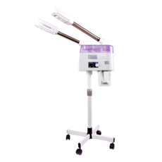 【朵斐】台灣現貨 冷熱噴霧補水儀 美容儀器 蒸臉器 深層補水 奈米霧化, 839-雙管冷熱噴