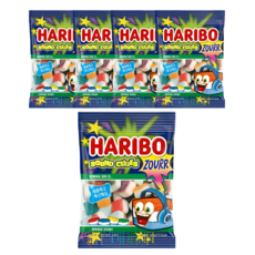 하리보 사운드큐브 사우어 젤리, 80g, 5개