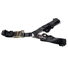 Y 스페어 타이어 스트랩 - 튼튼한 5.1cm(2인치) 와이드 스트랩 산업용 플랫 후크 및 델타 링이 있는 XL 래칫 타이 다운 최대 101.6cm(40인치) 타이어에 적합