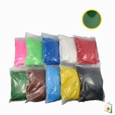 OS 데코샌드 색모래 1kg 진녹색 색깔모래 모래아트