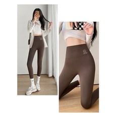 韓版蜜桃修身彈力高腰瑜珈褲-女運動褲