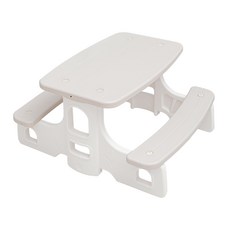 아누리 키즈플레이 피크닉테이블 키즈책상 유아테이블, 소프트베이지