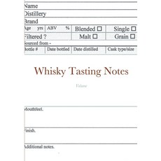 Whisky Tasting Notes Paperback, Lulu.com