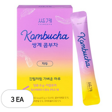 쌍계명차 콤부차 자두, 3개, 10개입, 5g