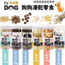 ㊆㊆犬貓館 汪洽普 By Dog 狗狗凍乾零食，多種口味可選，天然健康無添加，訓練獎勵最佳選擇, 1個, 爆蛋毛鱗魚50g