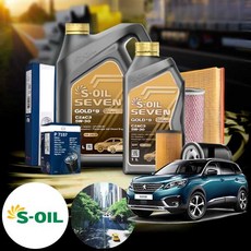 쉐보레 트랙스(더뉴) 1.6d 디젤 세븐골드 5W30 엔진오일 필터세트