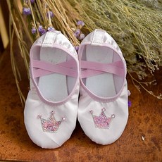 베베샤 발레슈즈 새틴크라운 여아 유아 주니어 발레슈즈