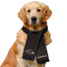 Littlearth NFL 시카고 베어스 애완동물 스카프 - 공식 라이선스 팀 사이즈: 스몰 436794, Baltimore Ravens