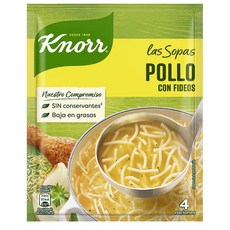KNORR 크노르 치킨 누들 스프, 6개, 61g