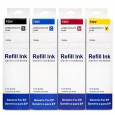 엡손 t00v 재생잉크 003 호환잉크 L1110 L3100 L3110 L3150 L5190 L3106 호환 t 00 v 100, T00V 검정, 1개