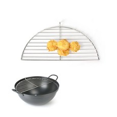 자깡몰 튀김망 반달 45호 44.5cm 스텐튀김거치대, 오너클랜 업소용 스텐 반달 튀김망 45호 44.5cm