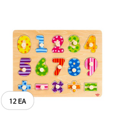 투키토이 숫자꼭지 퍼즐, 12개, 15피스