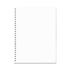 活頁紙 活頁本 20孔 26孔 B5 A5活頁夾 活頁夾 筆記本 記事本 手帳 學生 辦公室 文具 星星小舖, 1個, B5 空白 內頁(60張), 透明