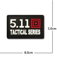台灣發貨-高品質 3D PVC 加厚橡膠臂章 戰術背心刺繡 511 魔鬼氈徽章 軍迷 PVC 魔鬼氈臂章 防水魔鬼氈徽章