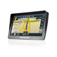 PAPAGO WAYGO 777 7吋智慧型衛星導航機 附遮光罩 GPS精準定位 語音聲控導航 全台地圖資料, 主機含原廠盒裝配件