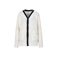 플레이블 P_LABEL 컬러라인 콤비 루즈핏 썸머 가디건 MK4MD215