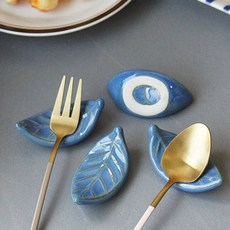 젓가락받침 4P세트 수저받침 나뭇잎 뉴 저분받침 71231EA 1(PC), 색상