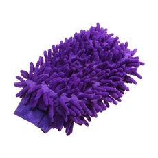 세차 장갑 셔닐 코랄 플리스 와이퍼 자동차 청소 타월 먼지 제거 휴대용, 01 5 PCS, 05 Purple