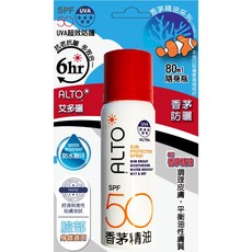 【Kermit Marathon Store】ALTO艾多曬 防曬噴霧SPF50 香茅精油系列 80ml 150ml, 1個, 80ml (EXP: 01/2027)