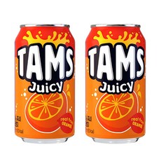 탐스 쥬시 오렌지 355ml 10캔, 10개