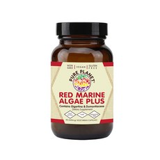 Pure Planet 紅海藻 Plus 素食膠囊, 90入, 1個, 90錠