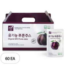 맑은농장 유기농 푸룬주스, 80g, 60개
