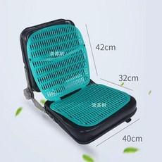 지게차 통풍 시트 쿨 트럭 여름 방석 커버 환기 중장비 쿨링 차량용, 1개, 소형 등나무 녹색