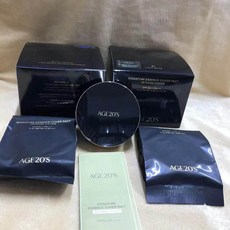 AGE20'S 氣墊粉底霜 SPF50+ PA++++, 1個, 24年新款三色拉花 黑盒 21號,1盒