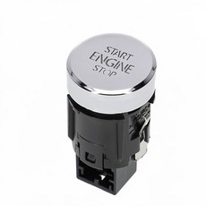 엔진 스타트 스톱 푸시 버튼 스위치 VW Tiguan Golf Passat Jetta Lavida와 호환 점화 키리스 시작 버튼 OEM 5N0959839 교체 256681, 엔진 스타트 스톱 푸시 버튼 스위치, VW Tiguan