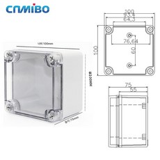 케이스 우퍼 인클로저 듀얼 미로형 자작 멀티미디어 튜닝, 피코크블루 110 x 80x45 투명 뚜껑, 기본 모델명/품번