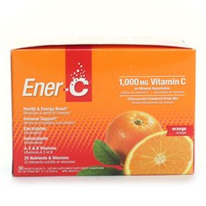 Ener-C 維他命C沖泡粉 1000mg 橘子口味, 1個, 30 件