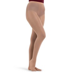 120261 Capezio 여성용 홀드 스트레치 풋 타이츠