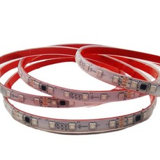 仟尚電商 24V 實心包膠 WS2811 幻彩 全彩 LED 燈條 防水 流水燈 遊覽車燈條 微笑燈, 1個, 『實心包膠』防水幻彩燈條２４Ｖ（白底）,６００公分