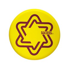 成功 環保超軟安全飛盤(黃色/藍色) 不含可塑劑 親子娛樂 寵物遊戲 狗狗飛盤 兒童飛盤, 黃色, 1個