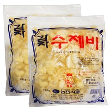 [팔도맛쟁이] 쫀득한 농민식품 감자 수제비, 2개, 1kg