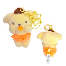 산리오 캐릭터즈 폼폼푸린 쪽쪽이 가방고리 8cm