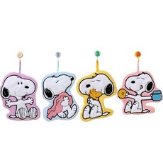 giya shop史努比Peanuts正版授權小迷糊塔克擦手巾, 1個, 隨機出貨