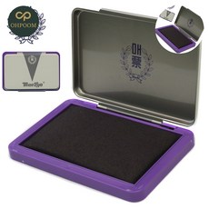 [픽커] 도장인주 스탬프인주 유성잉크패드 매표 스탬프 패드 보라색