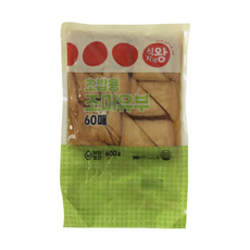 식자재왕 초밥용 조미유부 60매, 2개, 600g