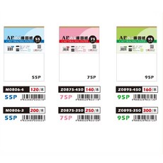 AP. 普思 描圖紙 (50張入) (55g / 75g / 95g) (A4 / A3), 1個, A4,55磅