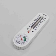 실내 벽걸이 아날로그 온습도계 습도조절 식물관리 무전원, 1개