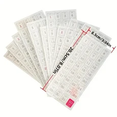 12pcs 365 일 달력 장식 스티커 Scrapbooking Diy 라벨 편지지 앨범 저널 플래너 월 번호, 01 A